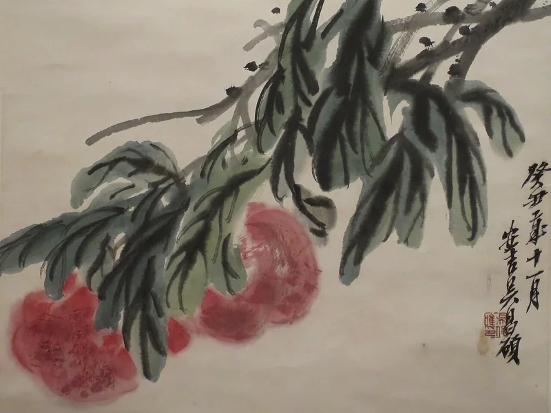 1844-Wu Changshi - Pesche